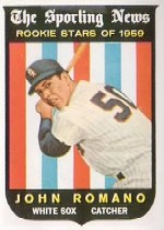 1959 Topps Baseball Cards      138     John Romano RS RC